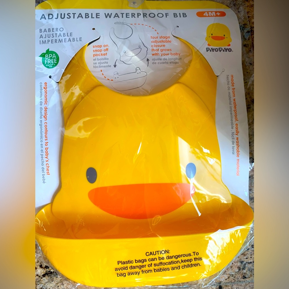 👶🏻Piyo Piyo USA high-end Baby Waterproof Bib